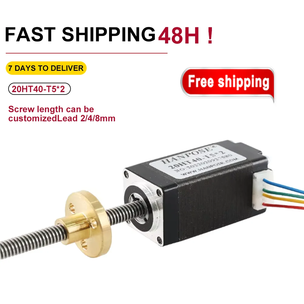 20HT40-T5*2 трапециевидный винт, шаговый двигатель длиной 0, 8 А 0,03н. М для ЧПУ 3D принтера Nema8, винтовой двигатель
20HT40-T5*2 трапециевидный винт, шаговый двигатель длиной 0, 8 А 0,03н. М для ЧПУ 3D принтера Nema8, винтовой двигатель