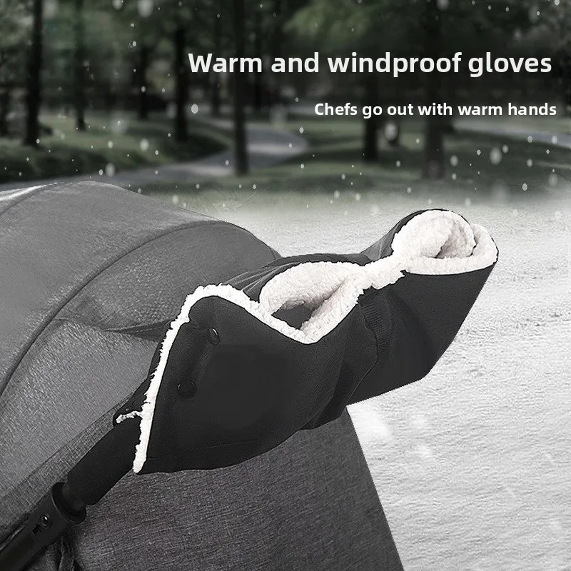 Stroller handle, thermal gloves, windproof stroller, baby walking artifact, universal accessories, windproof, windproof and warm
Stroller handle, thermal gloves, windproof stroller, baby walking artifact, universal accessories, windproof, windproof and warm