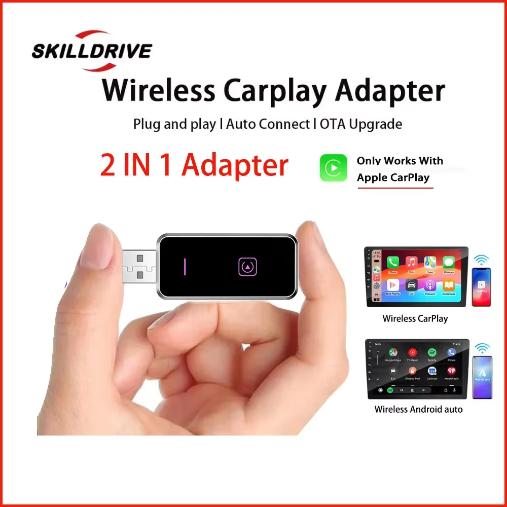 2025 2 in 1 CarPlay Android Auto Wireless Adapter for Suzuki Subaru Audi Mercedes Kia Ford Opel SpotiToyota Mazda Nissan Camry
2025 2 in 1 CarPlay Android Auto Wireless Adapter for Suzuki Subaru Audi Mercedes Kia Ford Opel SpotiToyota Mazda Nissan Camry