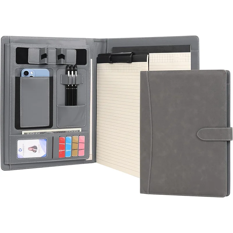 Makeasy Padfolio A4 Folder File Document Holder Case with Writing Pad Clipboard Card Stationary Case Phone Tablet for Organizer
Makeasy Padfolio A4 Folder File Document Holder Case with Writing Pad Clipboard Card Stationary Case Phone Tablet for Organizer