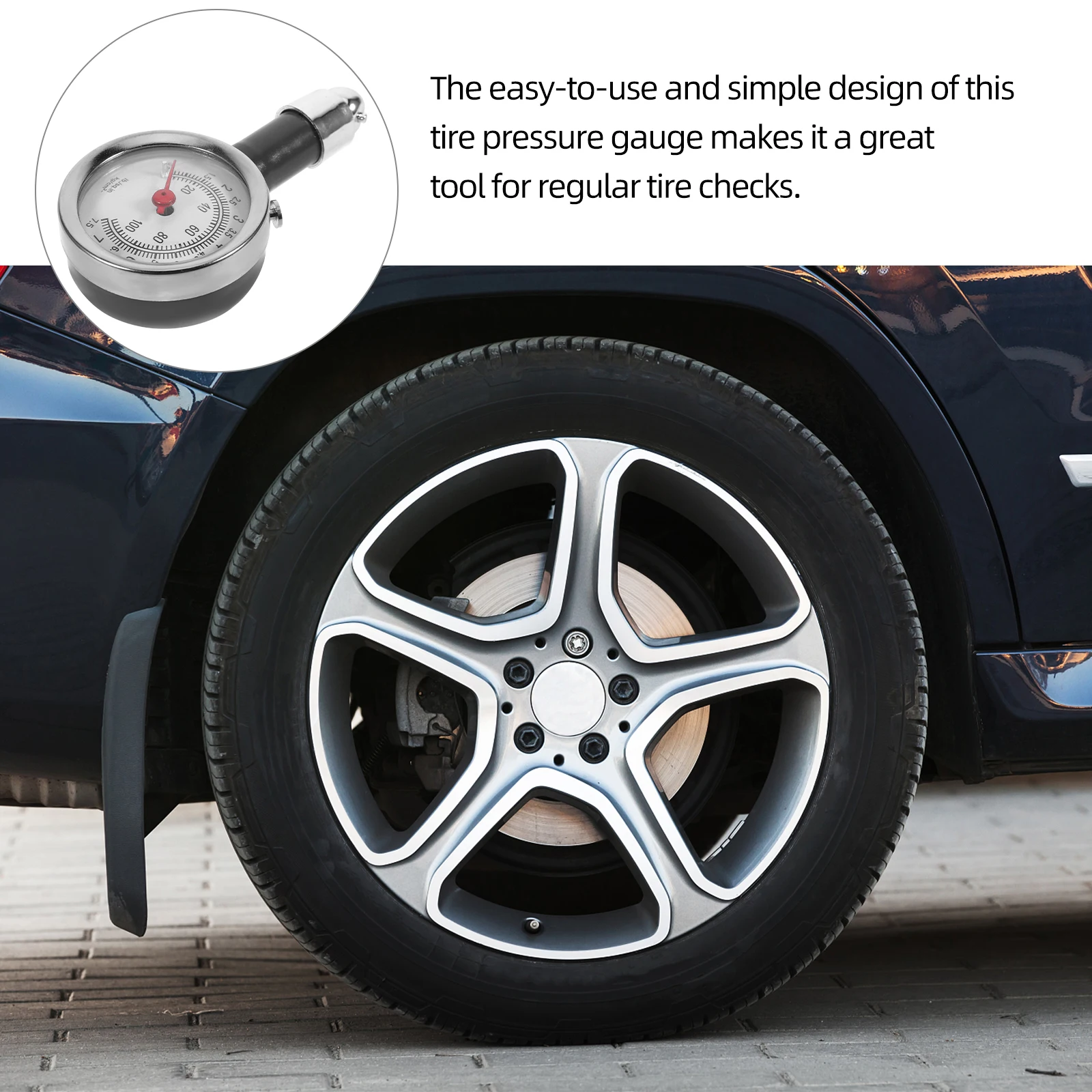 Check Tire Pressure Monitor Gauge for Air Compressor Digital Display Monitors Plastic
Check Tire Pressure Monitor Gauge for Air Compressor Digital Display Monitors Plastic
