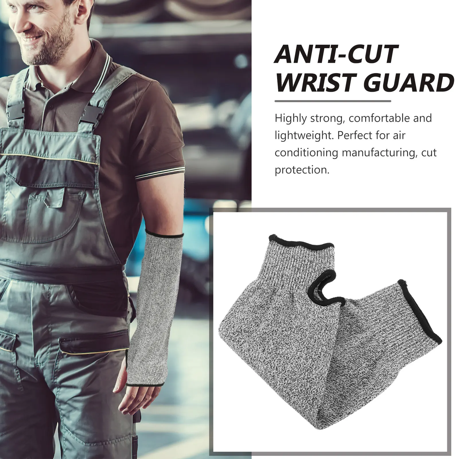 Cut Resistant Arm Sleeve Anti-Cut Forearm Protector Lightweight Comfortable Wrist Guard for Garden Work Air Conditioning
Cut Resistant Arm Sleeve Anti-Cut Forearm Protector Lightweight Comfortable Wrist Guard for Garden Work Air Conditioning