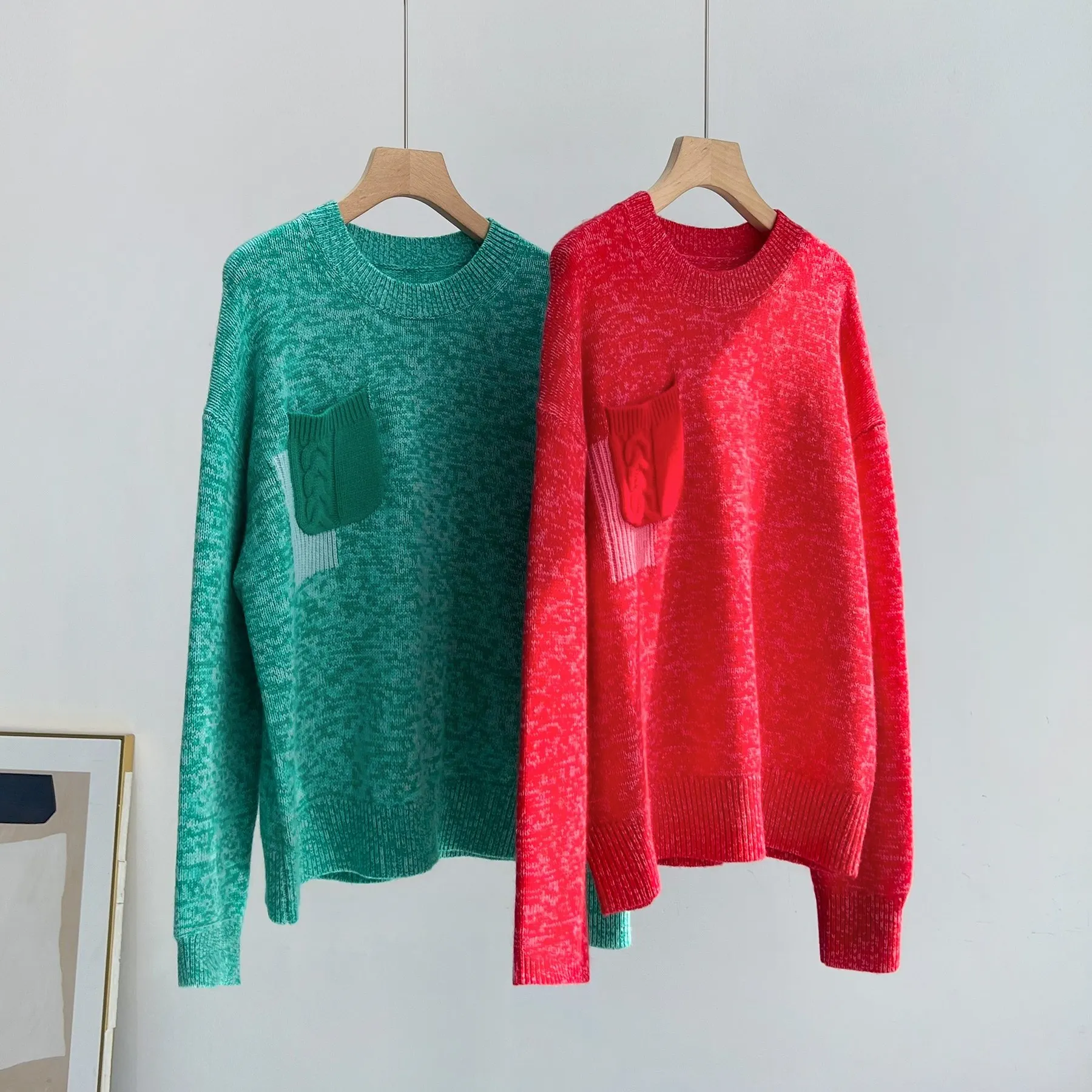 Winter And 2023 New Autumn Women's ClothingThick Mixed Yarn Cashmere Sweater 1024
Winter And 2023 New Autumn Women's ClothingThick Mixed Yarn Cashmere Sweater 1024