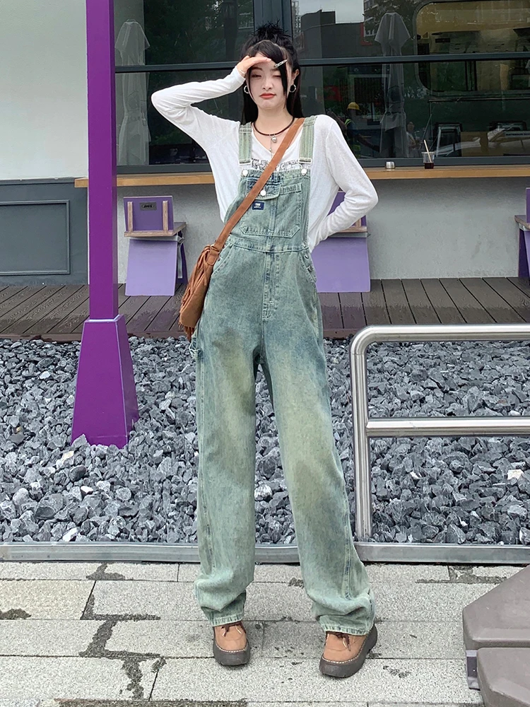Salt Series Anti-Aging Denim Overalls Women's New 2023 American Retro Japanese Style Small Size Straight Leg Jumpsuit
Salt Series Anti-Aging Denim Overalls Women's New 2023 American Retro Japanese Style Small Size Straight Leg Jumpsuit