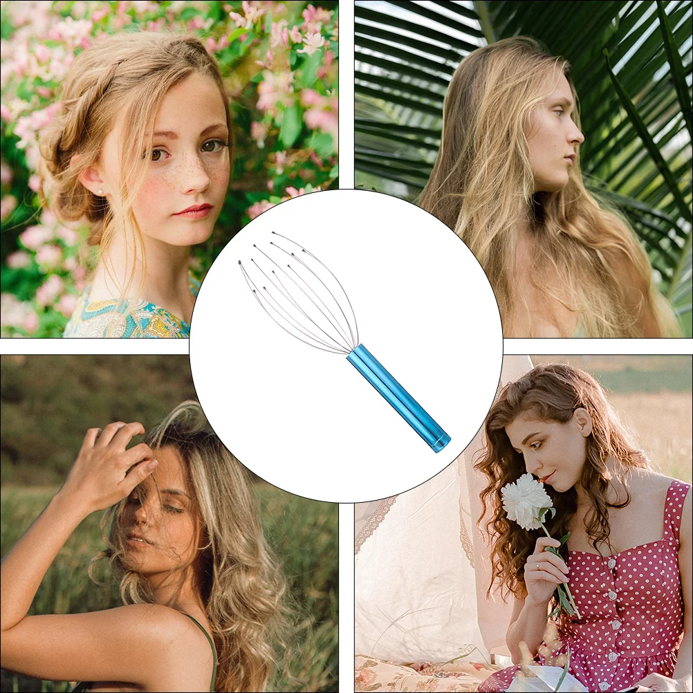 Scalp Massager Tool Handheld Electric Claw Blue Hair Massager Supplies Metal Durable Soft Promote Circulation Follicles Growth
Scalp Massager Tool Handheld Electric Claw Blue Hair Massager Supplies Metal Durable Soft Promote Circulation Follicles Growth