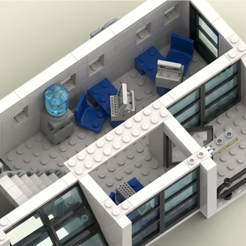 Moc Building Blocks Modular Street View Police Station Technical Bricks DIY Assembly Construction Toys For Child Holiday Gifts
Moc Building Blocks Modular Street View Police Station Technical Bricks DIY Assembly Construction Toys For Child Holiday Gifts