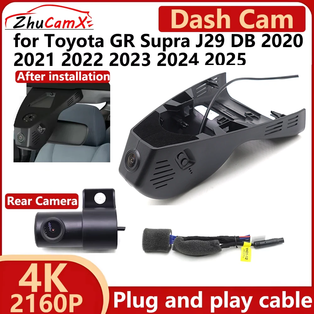 ZhuCamX for Toyota GR Supra J29 DB 2020 2021 2022 2023 2024 2025 4K UHD 2160P Car DVR Dash Cam Camera Night Vision Recorder
ZhuCamX for Toyota GR Supra J29 DB 2020 2021 2022 2023 2024 2025 4K UHD 2160P Car DVR Dash Cam Camera Night Vision Recorder