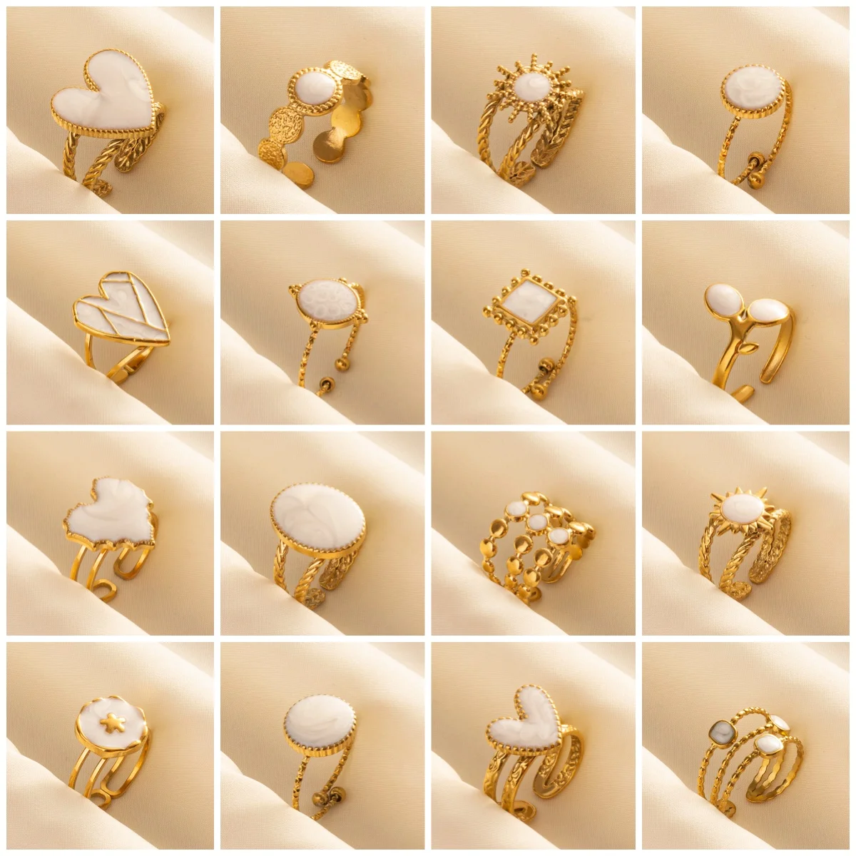 5Pcs Design Sense And High Quality White Alloy Dripping Oil Ring Star Pattern Geometric Hollowing Out Peach Heart Gloss Rings
5Pcs Design Sense And High Quality White Alloy Dripping Oil Ring Star Pattern Geometric Hollowing Out Peach Heart Gloss Rings