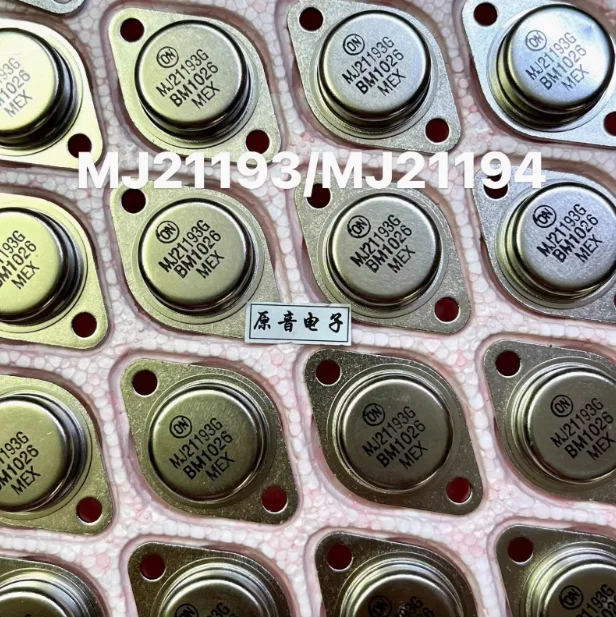 2pair/lot Original ON MJ21193G MJ21194G TO-3 Darlington Bipolar Audio High Power Tube free shipping
2pair/lot Original ON MJ21193G MJ21194G TO-3 Darlington Bipolar Audio High Power Tube free shipping