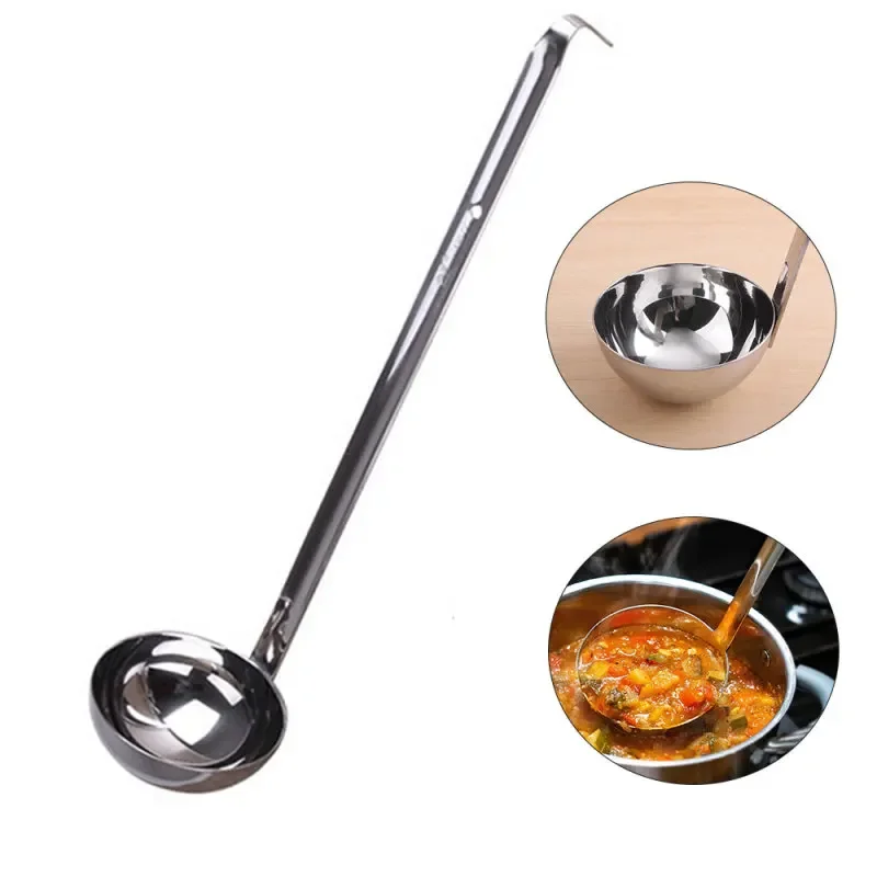 BIESUO Stainless Steel Thicken Long Handle Soup Ladle Barb Hanging Home Restaurant Kitchen Cooking Tool
BIESUO Stainless Steel Thicken Long Handle Soup Ladle Barb Hanging Home Restaurant Kitchen Cooking Tool