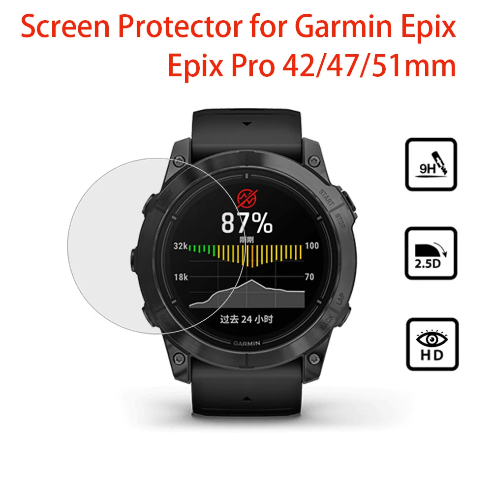 2pcs Tempered Glass Screen Protectors for Garmin Epix , epix Pro 42mm 47mm 51mm 2.5 Edge 9H Hardness HD Screen Protector
2pcs Tempered Glass Screen Protectors for Garmin Epix , epix Pro 42mm 47mm 51mm 2.5 Edge 9H Hardness HD Screen Protector