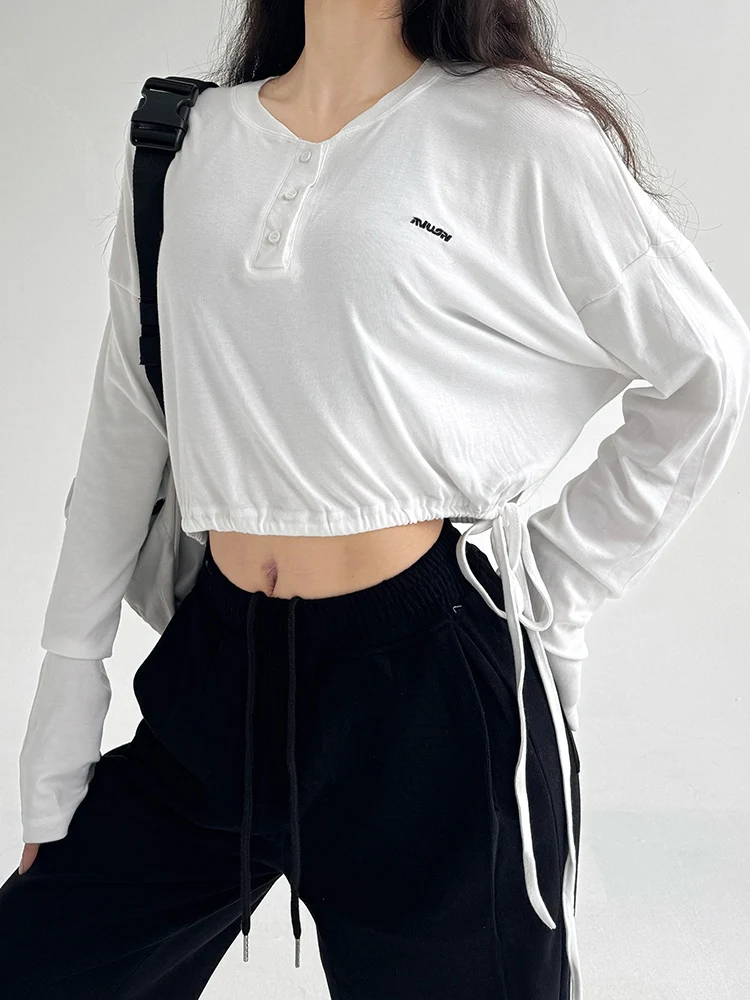 Street Style Jazz Short Sleeveless T-Shirt Drawstring Cover up Hot Girl Kpop Hip Hop Top for Women Loose Fit round Neck Long ...
Street Style Jazz Short Sleeveless T-Shirt Drawstring Cover up Hot Girl Kpop Hip Hop Top for Women Loose Fit round Neck Long ...
