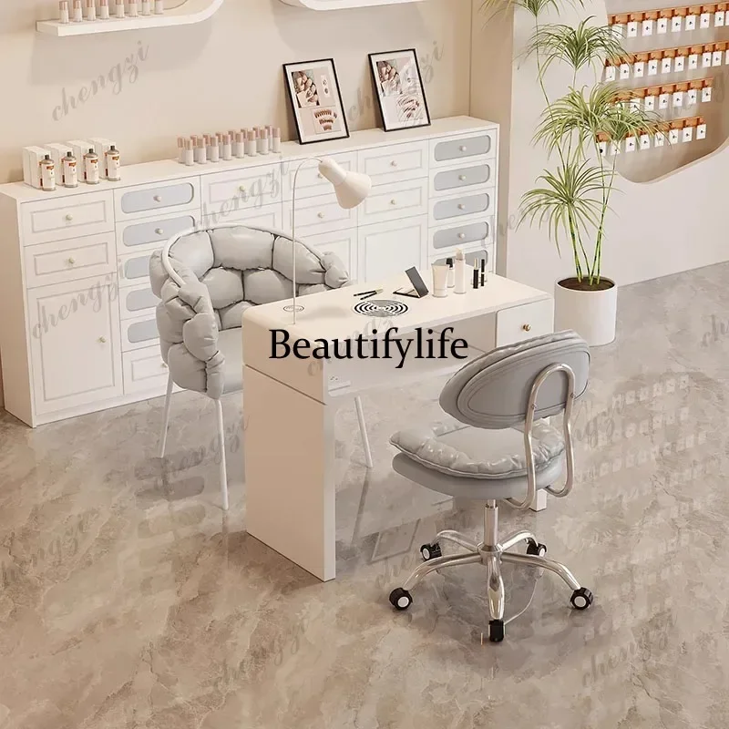 E182 Modern Minimalist Nail Table Premium Aesthetic Classic Attractive Nail Table Beautiful Neat Bureau Manucure Salon Furnitur
E182 Modern Minimalist Nail Table Premium Aesthetic Classic Attractive Nail Table Beautiful Neat Bureau Manucure Salon Furnitur
