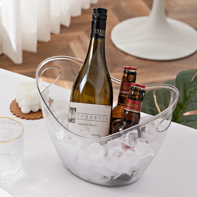 4L Ice Bucket with Handle Plastic Cooler for Champagne Cocktails Outdoor Picnic Pool Party Fruit Storage Bin for Drinks Chilling
4L Ice Bucket with Handle Plastic Cooler for Champagne Cocktails Outdoor Picnic Pool Party Fruit Storage Bin for Drinks Chilling