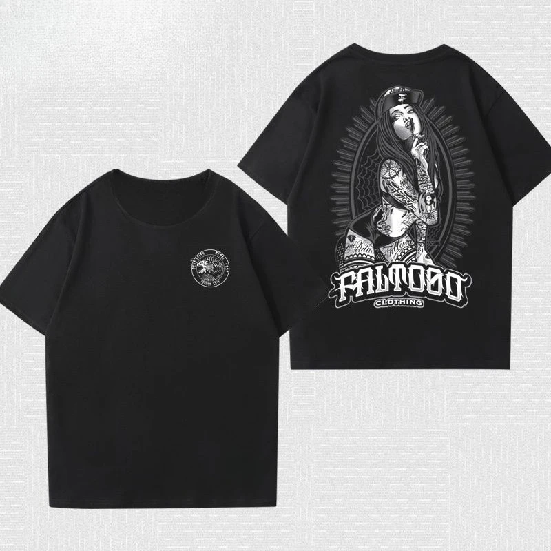 Locomotive Short-sleeved T-shirt Men's Rock Knight Retro Heavy Machine Motorcycle Riding Ami Kaji Printed Cotton Top
Locomotive Short-sleeved T-shirt Men's Rock Knight Retro Heavy Machine Motorcycle Riding Ami Kaji Printed Cotton Top