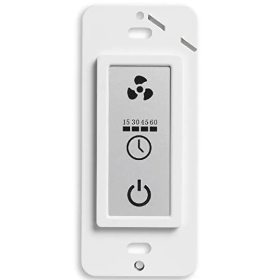 Homewerks 7150-11 Bathroom Fan LCD Control Switch with Fan Timer for 2-Function Switch
Homewerks 7150-11 Bathroom Fan LCD Control Switch with Fan Timer for 2-Function Switch