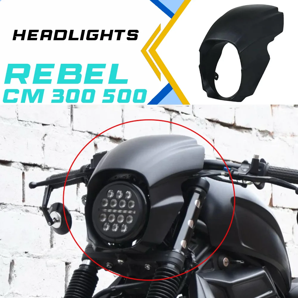 HONDA CM300 Retro Pig Headgear Faire LED Angel Eye Headlight Assembly Super Bright Round Light
HONDA CM300 Retro Pig Headgear Faire LED Angel Eye Headlight Assembly Super Bright Round Light