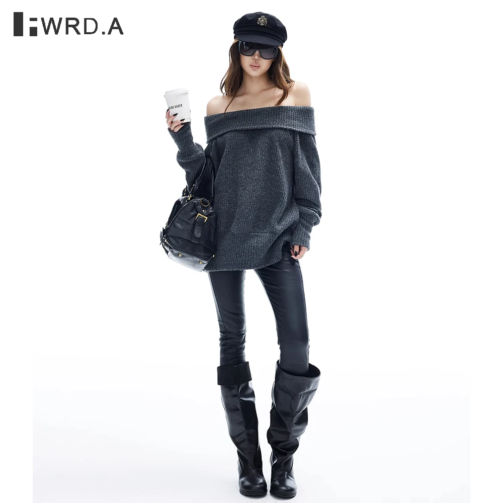 FWRD2025 Wool Core Yarn Soft Waffle Knit Off Shoulder Fold Over Wide Neck Loose Lazy Girl Sweater #FWRD6055
FWRD2025 Wool Core Yarn Soft Waffle Knit Off Shoulder Fold Over Wide Neck Loose Lazy Girl Sweater #FWRD6055