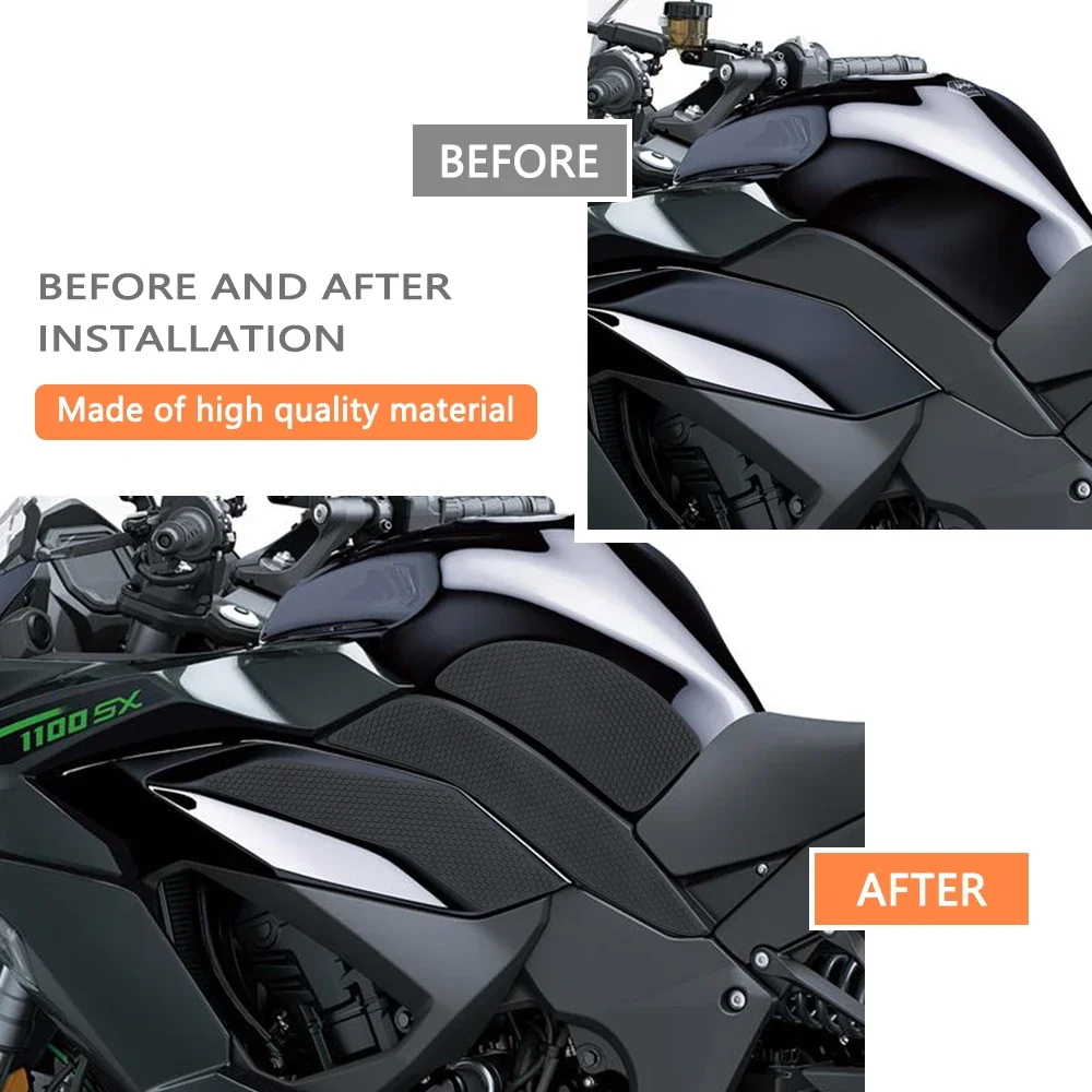 Thigh Grip Overlay Gear For Kawasaki Ninja 1100SX Z1000SX SE 2025 2020-2024 Motor Traction Attachment Gas Reservoir Shielding
Thigh Grip Overlay Gear For Kawasaki Ninja 1100SX Z1000SX SE 2025 2020-2024 Motor Traction Attachment Gas Reservoir Shielding
