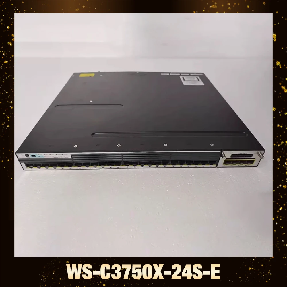 For CISCO WS-C3750X-24S-E 24 port Gigabit SFP optical port three-layer fiber optic switch
For CISCO WS-C3750X-24S-E 24 port Gigabit SFP optical port three-layer fiber optic switch
