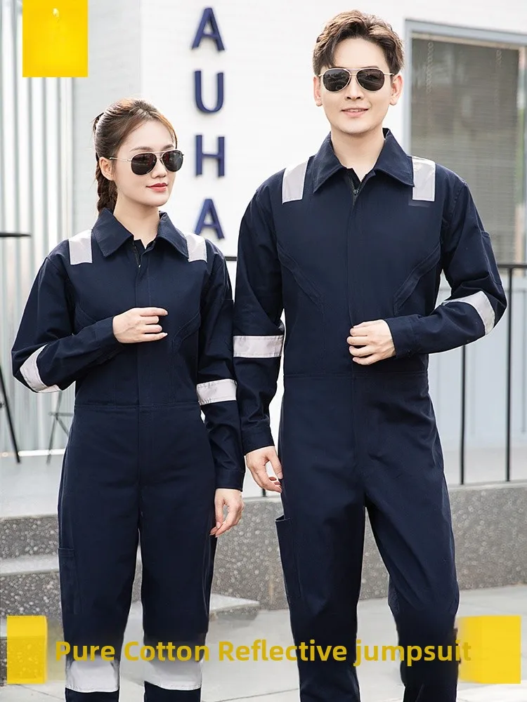 Pure Cotton Workwear Suit Spring Autumn Reflective Welding Heat Resistant Men's One-Piece Se Clothing Fac Wo...
Pure Cotton Workwear Suit Spring Autumn Reflective Welding Heat Resistant Men's One-Piece Se Clothing Fac Wo...