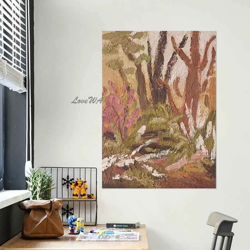 Abstract Design Acrylic Decoration Canvas Picture Frameless, Landscape Art Textured Oil Paintings, Modern Style Plant Wall
Abstract Design Acrylic Decoration Canvas Picture Frameless, Landscape Art Textured Oil Paintings, Modern Style Plant Wall