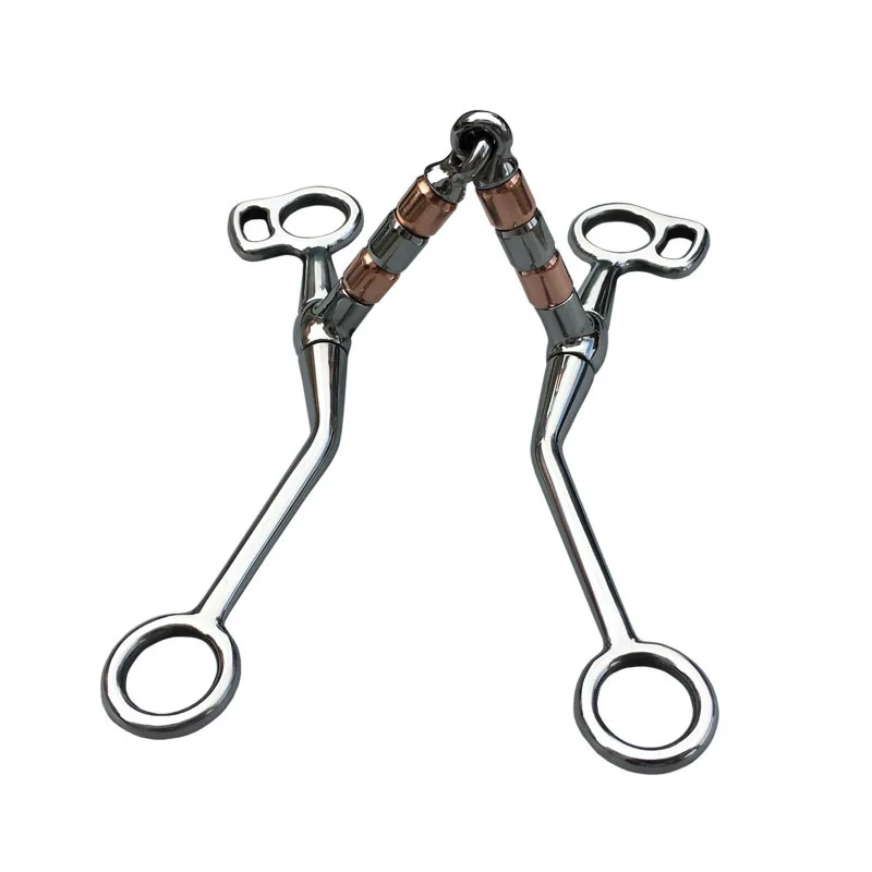 Stainless Steel Horse Seat Harness Segmented Copper Roller Armature Horse Bit 12.5 Cm
Stainless Steel Horse Seat Harness Segmented Copper Roller Armature Horse Bit 12.5 Cm