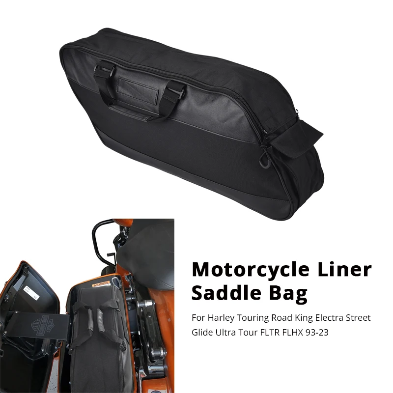 Motorcycle Saddle Bag Luggage Rack Liner Saddlebag For Harley Touring Road King Electra Street Glide Ultra Tour FLTR FLHX 93-23
Motorcycle Saddle Bag Luggage Rack Liner Saddlebag For Harley Touring Road King Electra Street Glide Ultra Tour FLTR FLHX 93-23