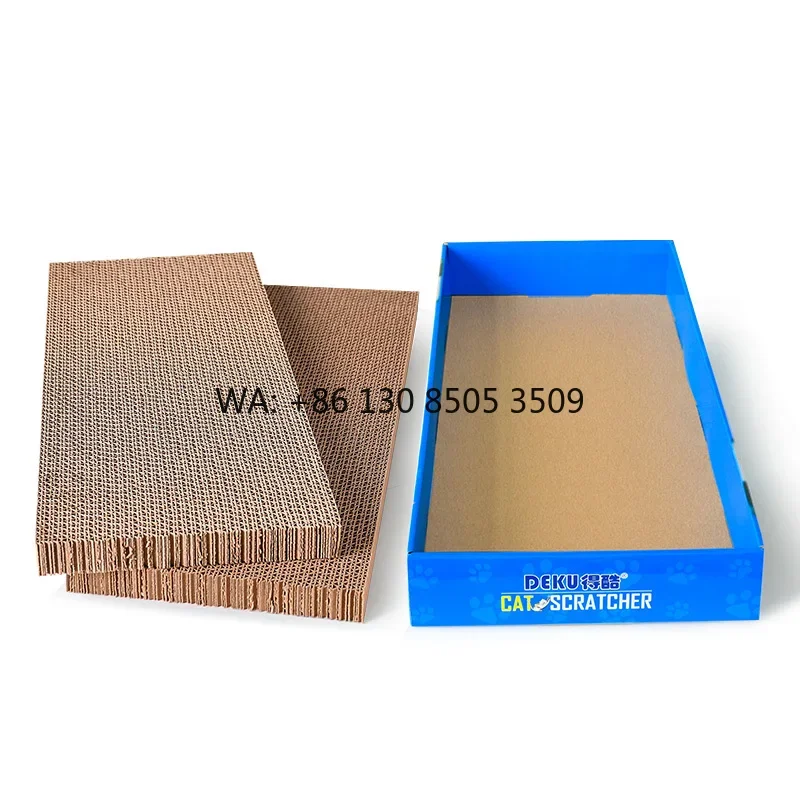 DEKU Large Corrugated Cardboard Cat Bed Cat Scratcher 2 Pieces Scratching Mats Scratch Lounge Durable Cat Scratching Pad
DEKU Large Corrugated Cardboard Cat Bed Cat Scratcher 2 Pieces Scratching Mats Scratch Lounge Durable Cat Scratching Pad