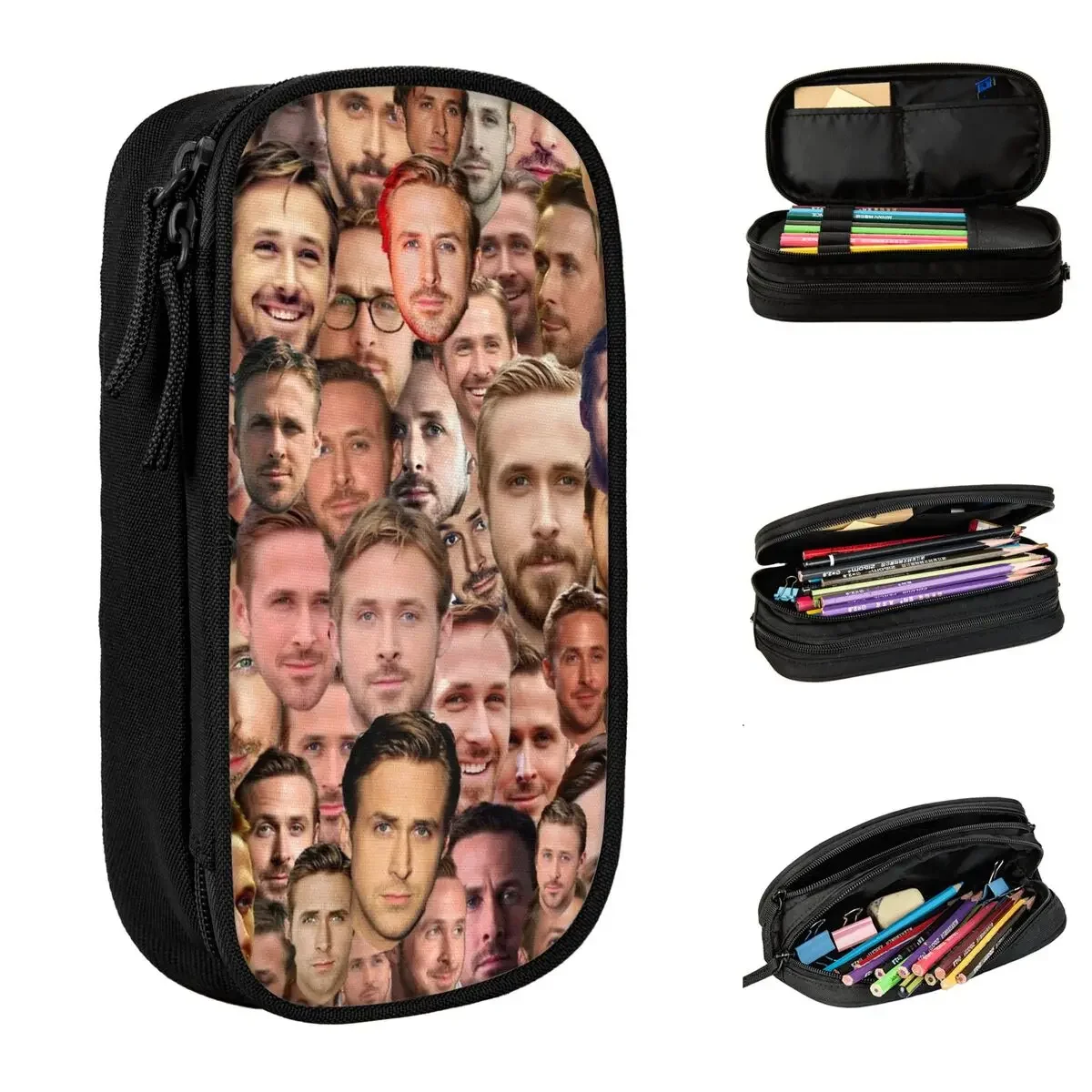 Fashion Ryan Gosling Pencil Case Vintage Pencilcases Pen Holder for Student Capacity Bags School Supplies Cosmetic Accessories
Fashion Ryan Gosling Pencil Case Vintage Pencilcases Pen Holder for Student Capacity Bags School Supplies Cosmetic Accessories