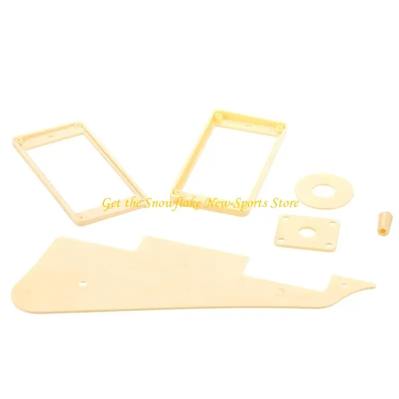 E56D Complete Plastic Pickguard Set For Electric Guitar Replacement And Upgrade