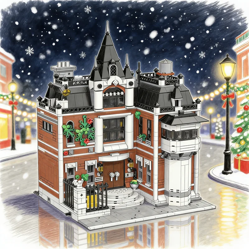 2378pcs MOC Paranoid Scientist S Hideout Modular Streetscape Model Building Blocks Architecture Toy Christmas Gifts Brick Kids
2378pcs MOC Paranoid Scientist S Hideout Modular Streetscape Model Building Blocks Architecture Toy Christmas Gifts Brick Kids