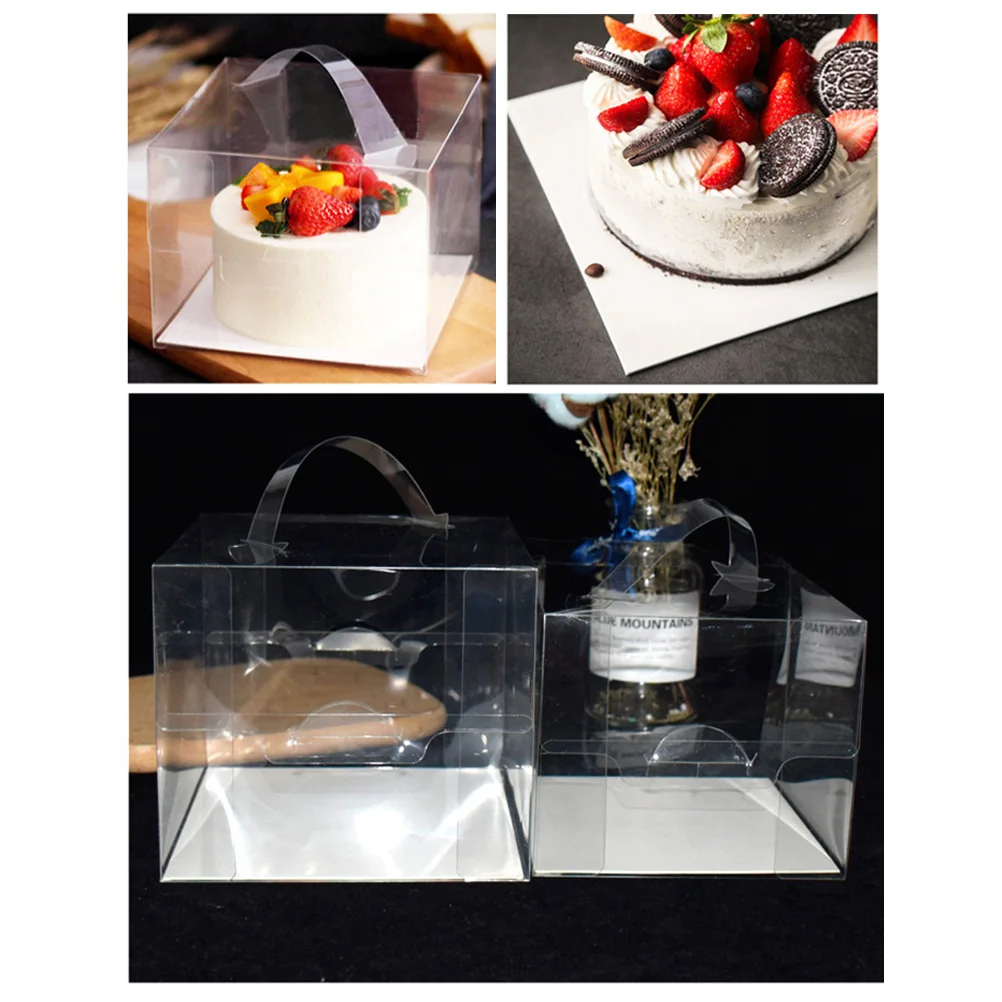 30pcs Transparent Cake Packaging Box Portable Containers Dessert Holder Full Transparent Carrying Case for Baker Shop Home Cake
30pcs Transparent Cake Packaging Box Portable Containers Dessert Holder Full Transparent Carrying Case for Baker Shop Home Cake