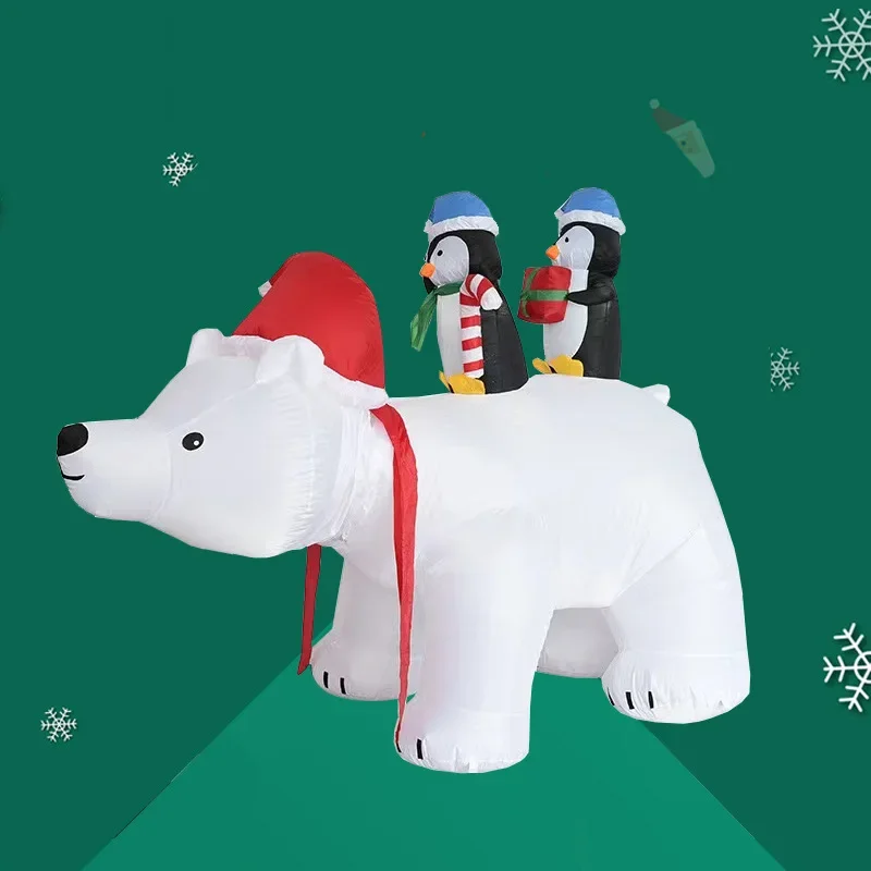 Cross-border explosion Amazon Express hot sale Christmas inflatable air model shaking head bear polar bear Christmas air model
Cross-border explosion Amazon Express hot sale Christmas inflatable air model shaking head bear polar bear Christmas air model