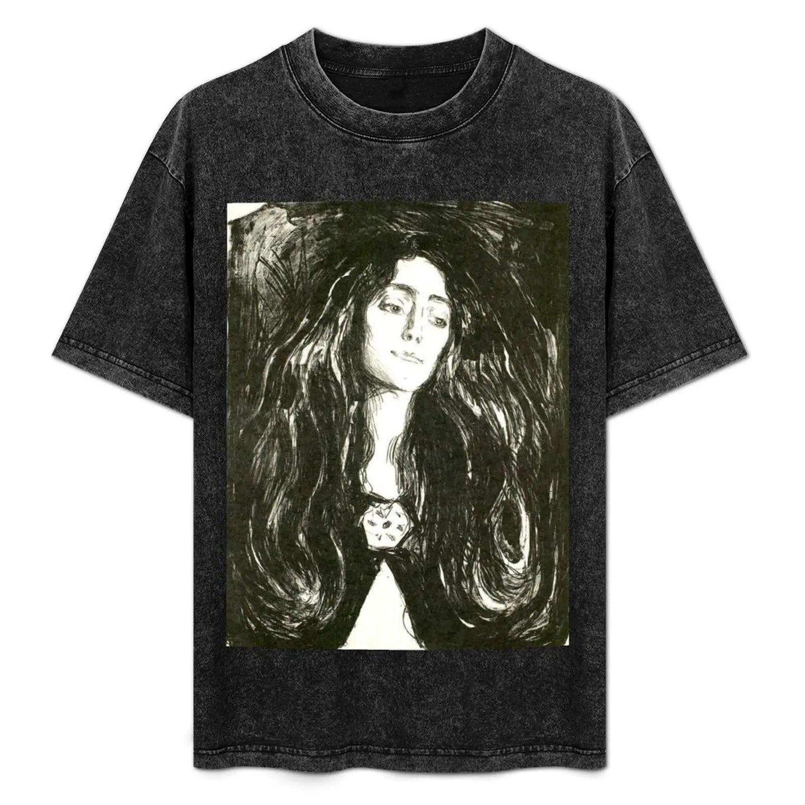 Edvard Munch - The Brooch. Eva Mudocci T-Shirt Minimalist Graphic Tee Shirt
Edvard Munch - The Brooch. Eva Mudocci T-Shirt Minimalist Graphic Tee Shirt