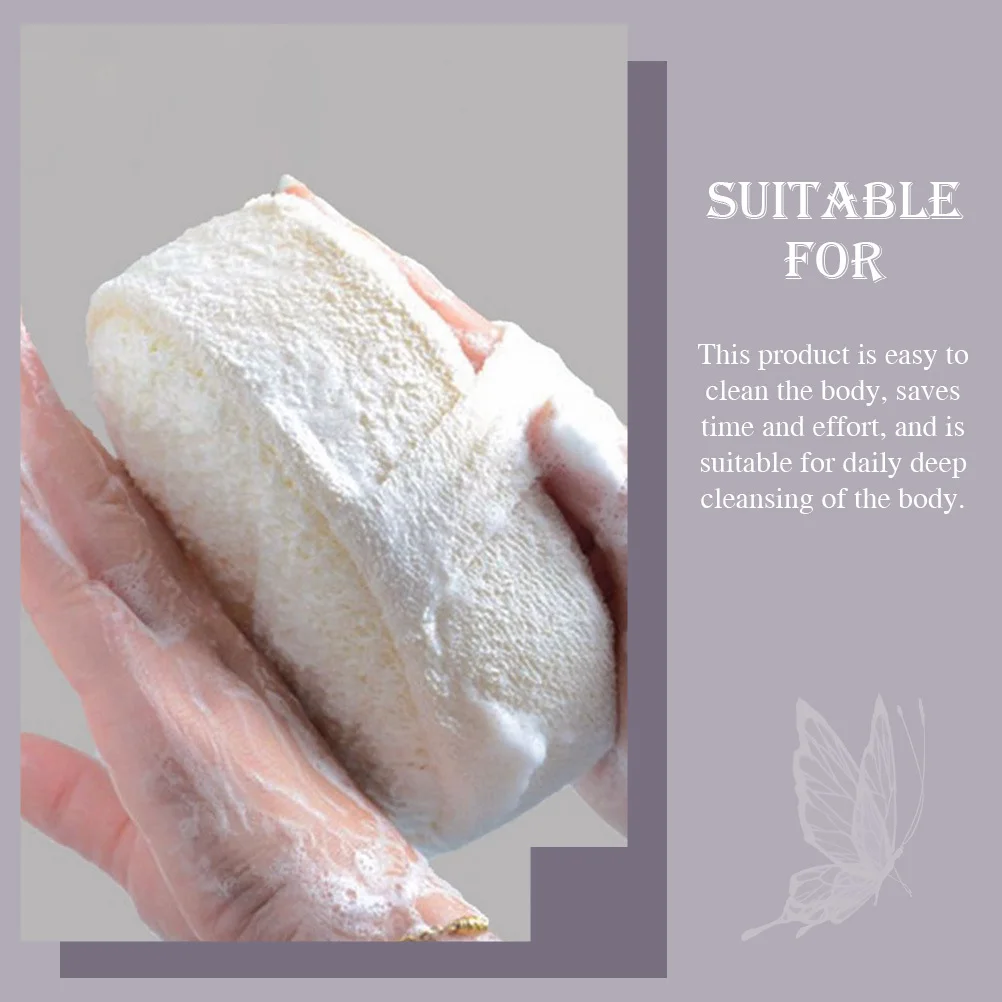 2Pcs Loofah Bath Towels Plant Fiber Back Scrubbers Thickened Design Easy Foam Shower Loofah Back Scrubbers 
2Pcs Loofah Bath Towels Plant Fiber Back Scrubbers Thickened Design Easy Foam Shower Loofah Back Scrubbers