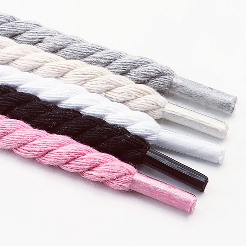 Durable Round Shoe Laces for Footwear 1 Pair New Unisex Thickened 8mm Diameter Three-Strand Hemp Rope Shoelaces
Durable Round Shoe Laces for Footwear 1 Pair New Unisex Thickened 8mm Diameter Three-Strand Hemp Rope Shoelaces