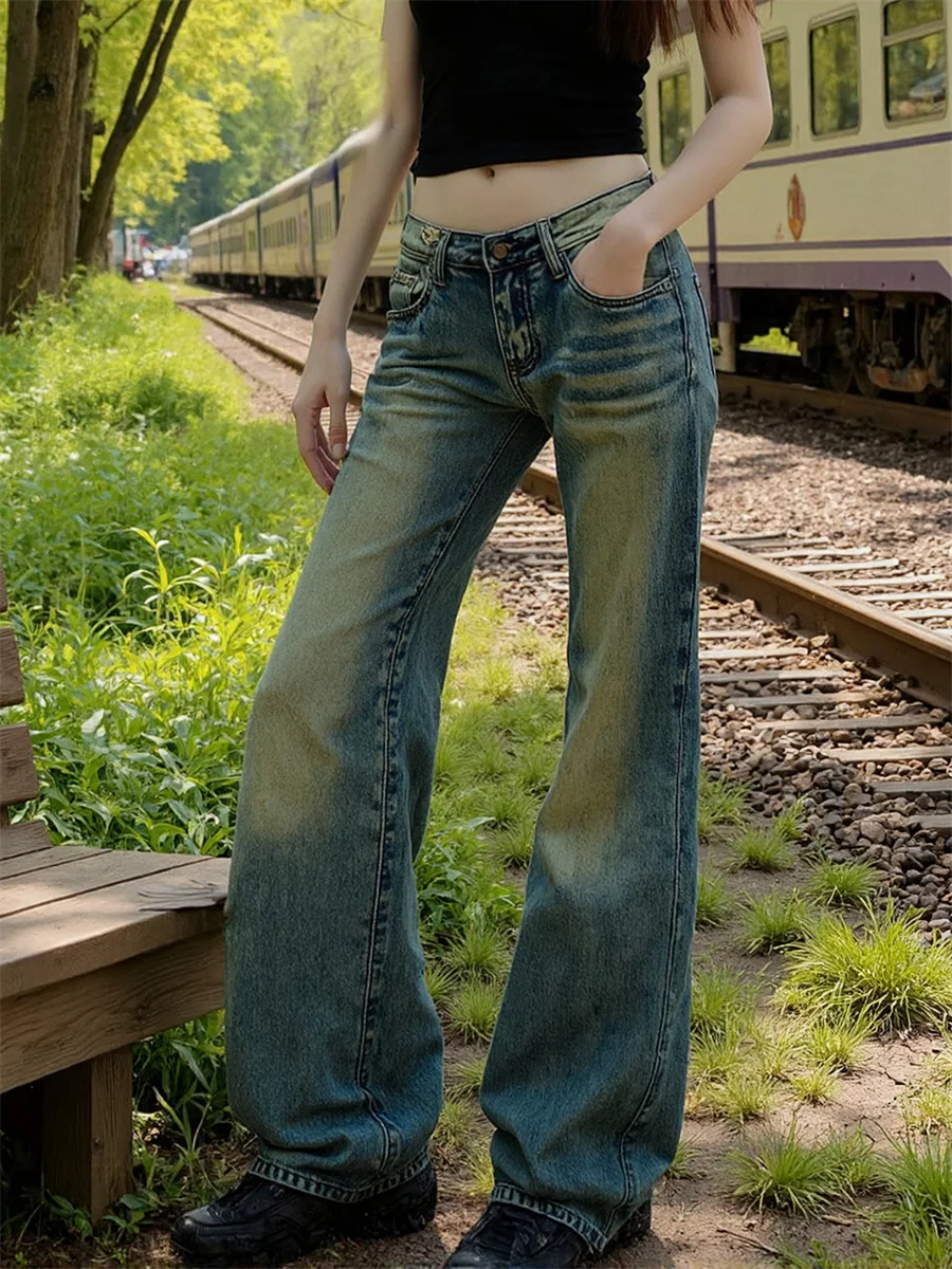 Джинсы-клеш с низкой посадкой для девушек 20 лет, новый стиль, джинсовые брюки, женская одежда, осенние, с бисером, облегающие, в стиле техно-вир, для рыбалки, карго, для походов
Джинсы-клеш с низкой посадкой для девушек 20 лет, новый стиль, джинсовые брюки, женская одежда, осенние, с бисером, облегающие, в стиле техно-вир, для рыбалки, карго, для походов