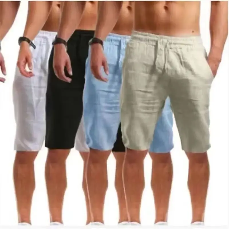 Мужские хлопковые льняные шорты, свободные повседневные льняные шорты, мужские летние дышащие однотонные льняные брюки, уличная одежда для фитнеса
Мужские хлопковые льняные шорты, свободные повседневные льняные шорты, мужские летние дышащие однотонные льняные брюки, уличная одежда для фитнеса