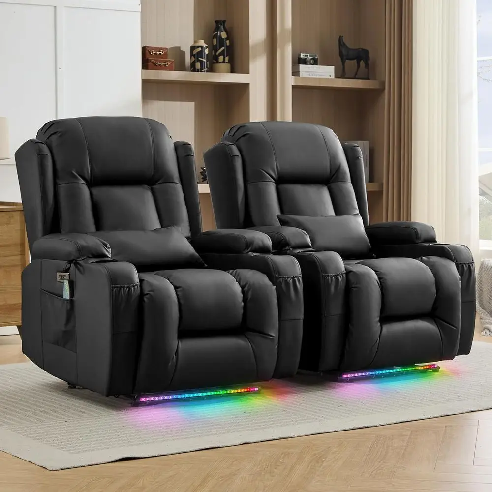 Adults' Wall-Mounted RV Recliners with LED Lights, USB Ports, Pillow, Side Pockets, Overstuffed Electric Recliner Sofa Chairs fo
Adults' Wall-Mounted RV Recliners with LED Lights, USB Ports, Pillow, Side Pockets, Overstuffed Electric Recliner Sofa Chairs fo