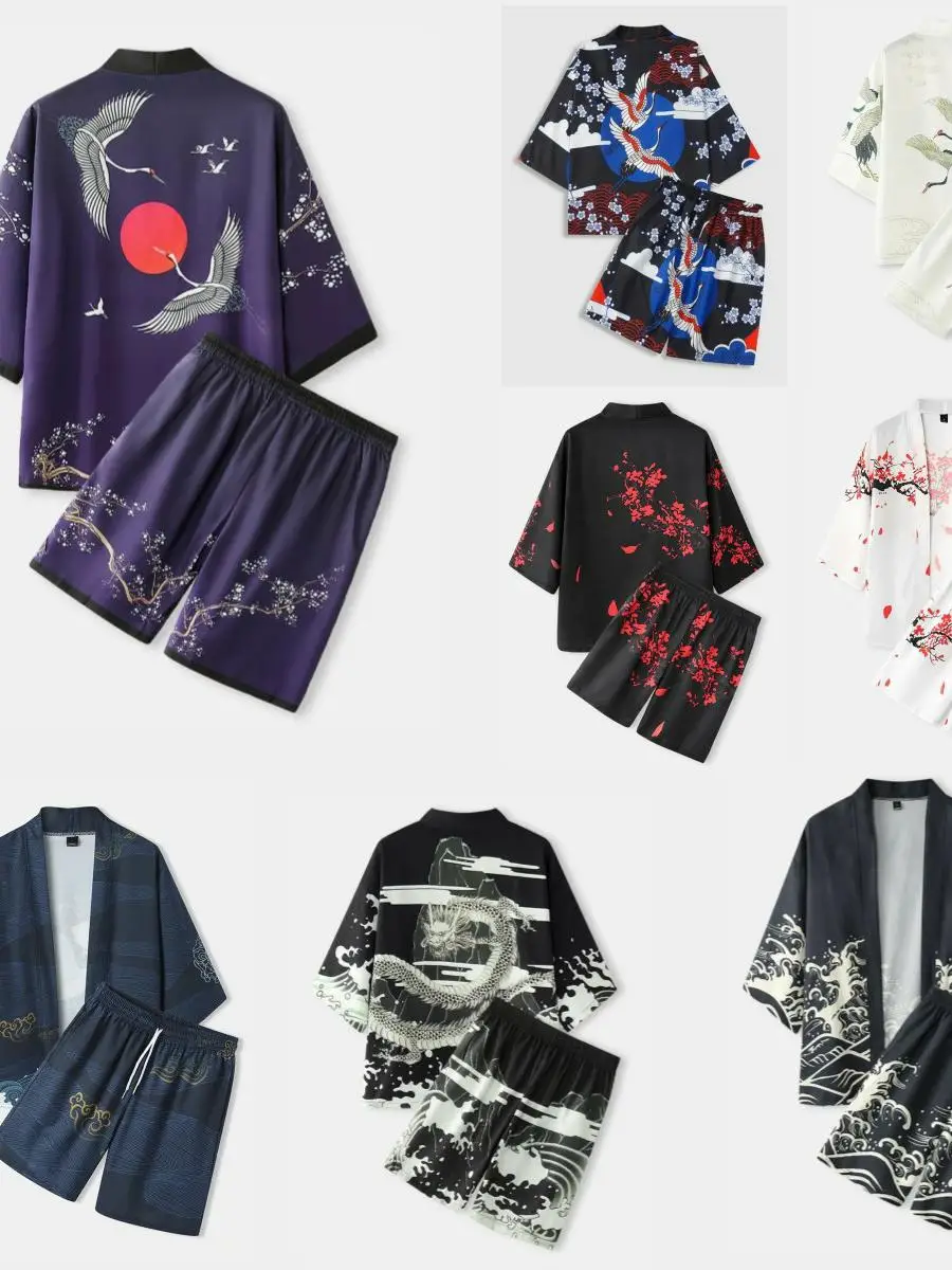 Цифровой принт Ukiyo-e Иллюстрация Кимоно Jaet Set Batobe irt Мужской летний тонкий материал Легкий уход Повседневная одежда
Цифровой принт Ukiyo-e Иллюстрация Кимоно Jaet Set Batobe irt Мужской летний тонкий материал Легкий уход Повседневная одежда