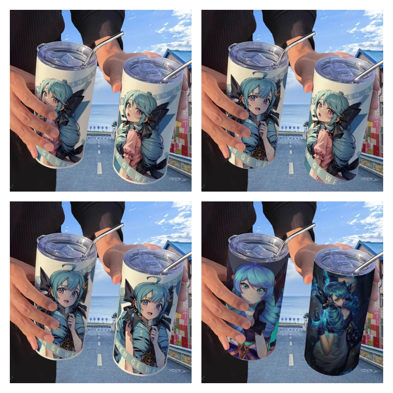 New Beast Kingdom League of Legends Gwen Cartoon Pattern Stainless Steel Insulated Cup, Creative Personalized Straw Cup Gift
New Beast Kingdom League of Legends Gwen Cartoon Pattern Stainless Steel Insulated Cup, Creative Personalized Straw Cup Gift