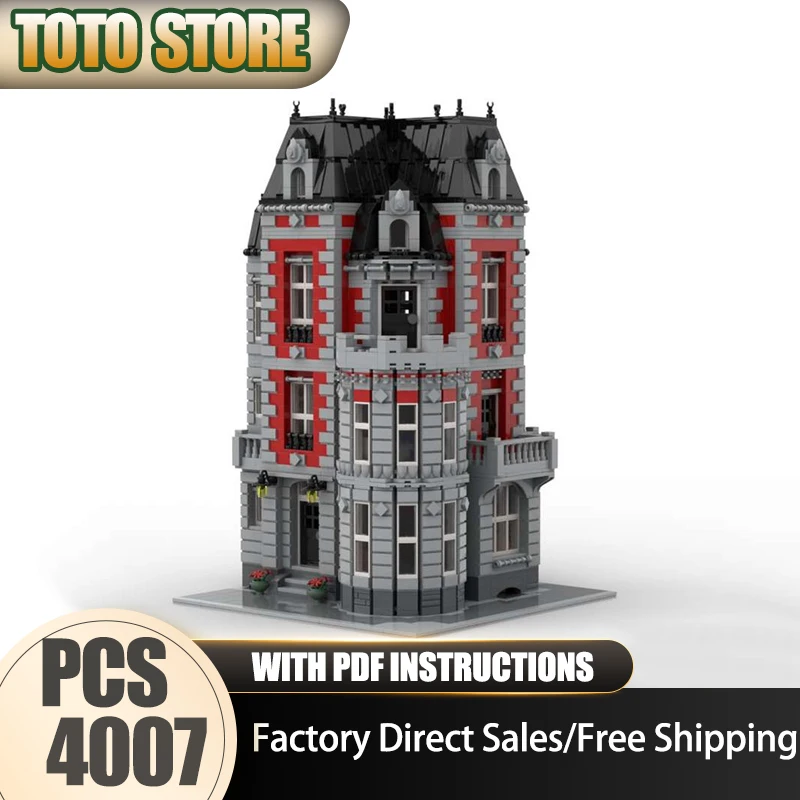 Модель City Street View Moc, строительные кирпичи, угловая модель особняка, технологические модульные блоки, рождественские строительные игрушки, подарок
Модель City Street View Moc, строительные кирпичи, угловая модель особняка, технологические модульные блоки, рождественские строительные игрушки, подарок