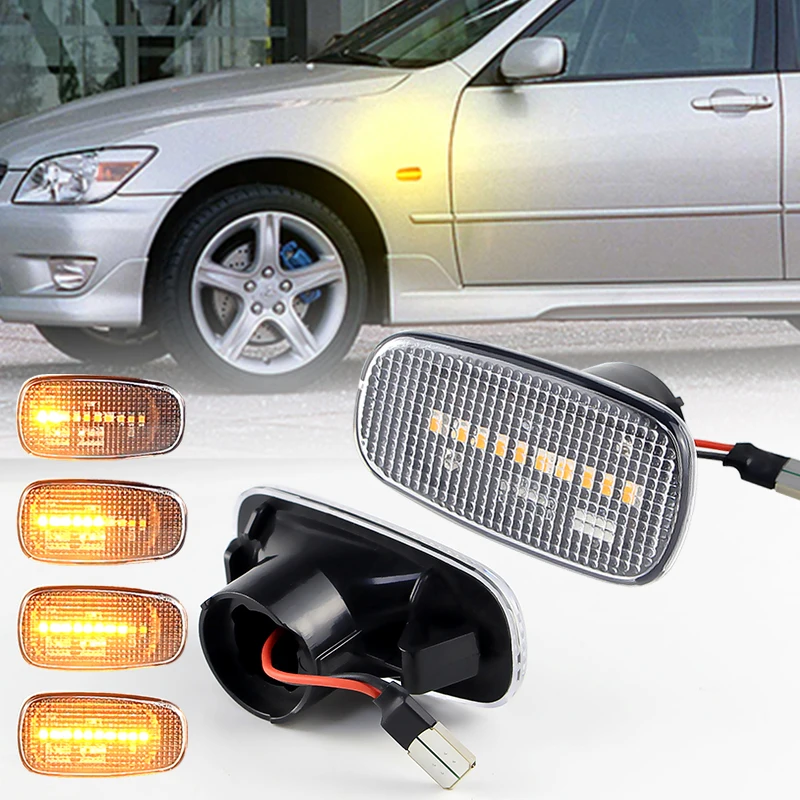 2× for Toyota Wish MK1 AE10 WiLL Cypha WiLL VS xA Yaris Verso -LED Side Marker Light Flowing Turn Signal Sequential Blinker Lamp
2× for Toyota Wish MK1 AE10 WiLL Cypha WiLL VS xA Yaris Verso -LED Side Marker Light Flowing Turn Signal Sequential Blinker Lamp