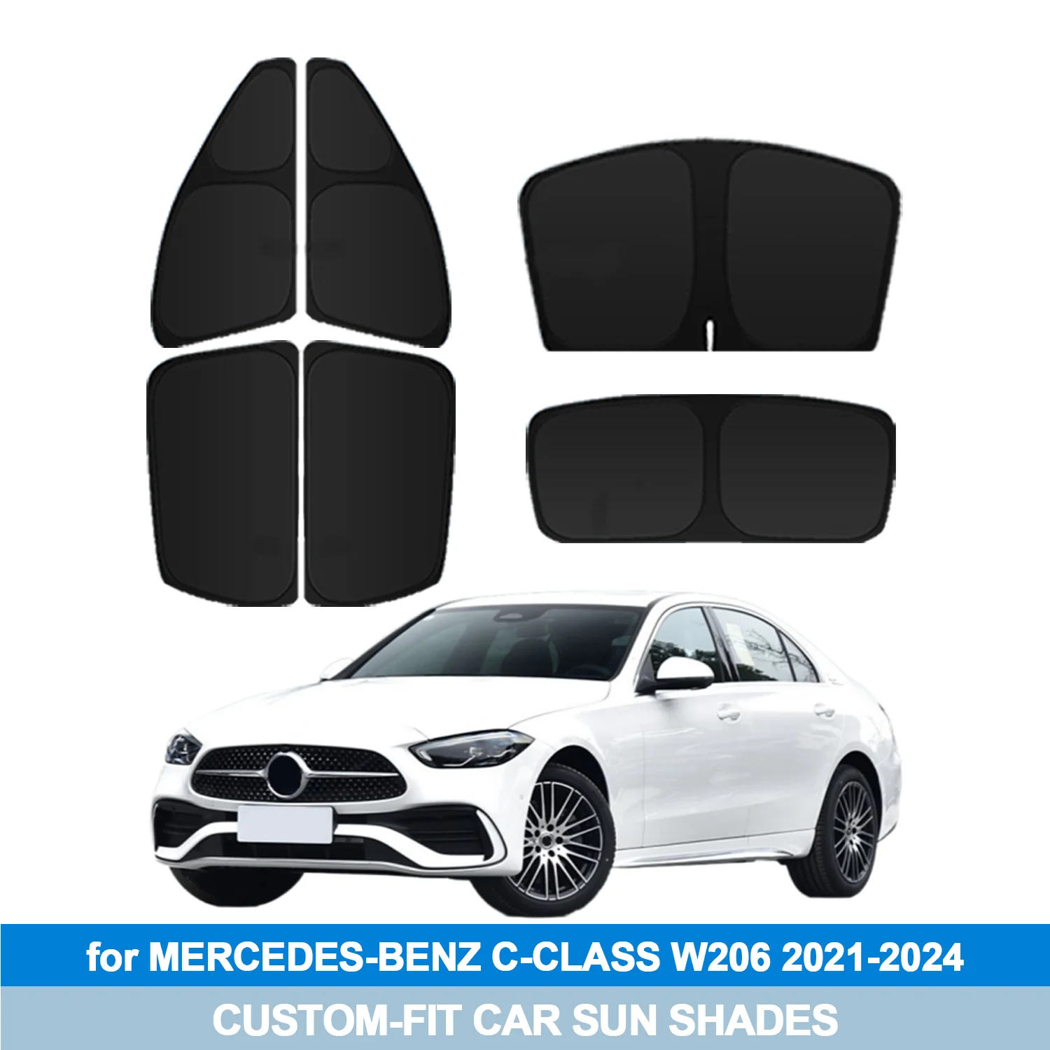 For MERCEDES-BENZ C-CLASS W206 2021-2024 Windshield Sun Shade Side Window Shades Cover Sun Visor Shield Privacy Protection
For MERCEDES-BENZ C-CLASS W206 2021-2024 Windshield Sun Shade Side Window Shades Cover Sun Visor Shield Privacy Protection