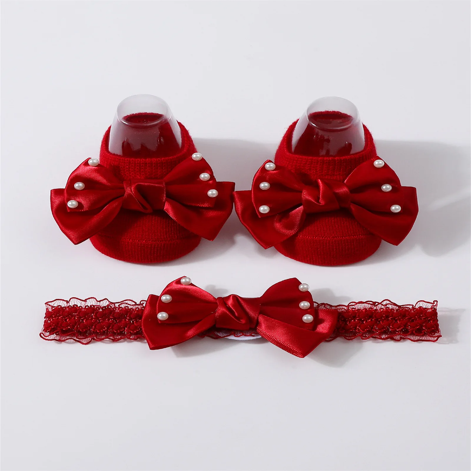 2 Pcs/Set Cute Pearl Baby Headband Socks Lace Bows Newborn Infant Girl Socks Red Hairband Set Kids Hair Accessories
2 Pcs/Set Cute Pearl Baby Headband Socks Lace Bows Newborn Infant Girl Socks Red Hairband Set Kids Hair Accessories