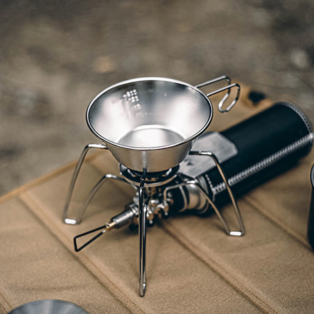 Camping Cookware Stainless Steel Water Cup With Handle Multi-Function Outdoor Mug For Picnic Backpacking Reusable Wine 
Camping Cookware Stainless Steel Water Cup With Handle Multi-Function Outdoor Mug For Picnic Backpacking Reusable Wine