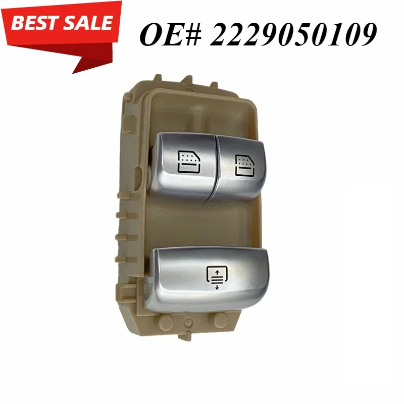 2229050109 Auto Parts Beige Power Window Lifter Switch For Mercedes Benz S Class W222 W213
2229050109 Auto Parts Beige Power Window Lifter Switch For Mercedes Benz S Class W222 W213