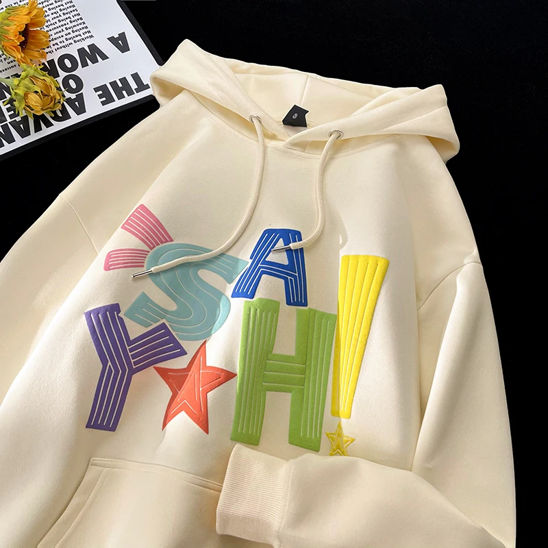 Молодежная толстовка для мальчиков, новинка 2024 года, весенне-осенняя, с буквенным принтом, свободного кроя, с капюшоном, повседневная, удобная, свободная толстовка
Молодежная толстовка для мальчиков, новинка 2024 года, весенне-осенняя, с буквенным принтом, свободного кроя, с капюшоном, повседневная, удобная, свободная толстовка