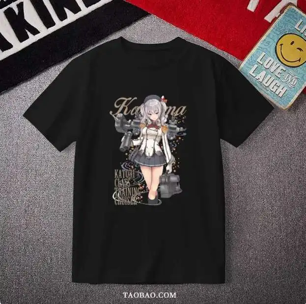 Anime Kancolle Kashima Short Sleeve T-Shirt Summer Cosplay Student Loose Tops anime
Anime Kancolle Kashima Short Sleeve T-Shirt Summer Cosplay Student Loose Tops anime